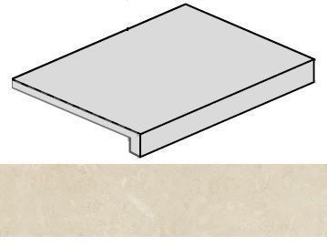 Italon Керамогранит Дженезис мун Уайт Ступень 120 Угл.пр 33X120
