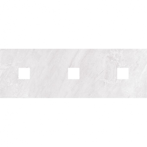 Мармара Декор (с 3-мя вырезами 5,6х5,6) серый 20х60