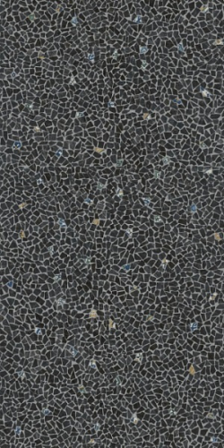 Керамический гранит 119,5х238,5 Палладиана черный декорированный лаппатированный обрезной