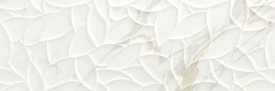Ragno НасRagno Настенная керамическая плитка Bistrot Wall  Calacatta Michelangelo Struttura Natura 3D rettifтенная керамическая плитка Bistrot Wall  Calacatta Michelangelo Struttura Natura 3D rettificato 120x40x0,8 структурированный R4UJ Ректифицированный