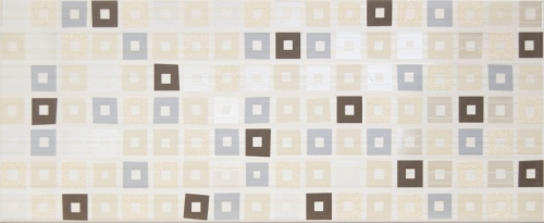 Плитка Cifre  Divine White Cubes (Вставка) 20 x 50