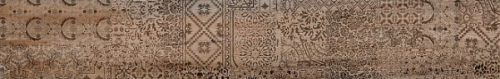 Керамический гранит 30х179 Про Вуд бежевый темный декорированный обрезной