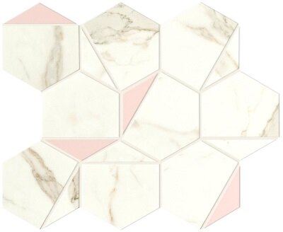 Marvel Calacatta Prestigio Rose Hex Silk